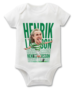 Larsson Text The Football Artist Baby Grow