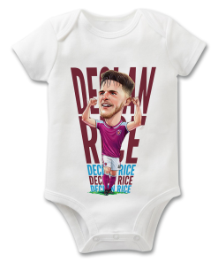 Declan Rice Text The Football Artist Baby Grow