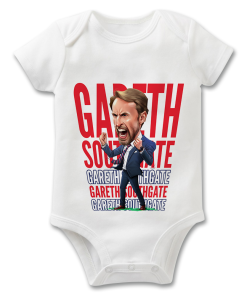 Southgate Text The Football Artist Baby Grow