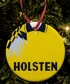 Spurs Retro Shirt 1991 Christmas Tree Decoration