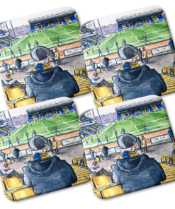 Mansfield Town Stadium Water Colour Coasters x4 By Sam Edwards Artist