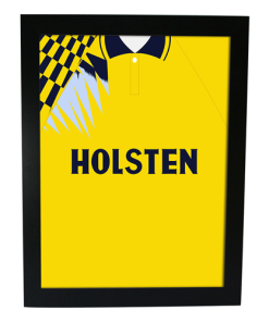 Spurs Retro Kit Framed Print Away 1991