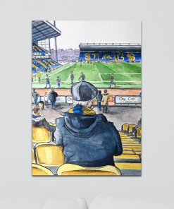 Mansfield Town Stadium Aluminium Wall Art Metal Sign By Sam Edwards Artist