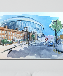 Tottenham Hotspur Stadium Aluminium Wall Art Metal Sign By Sam Edwards Artist