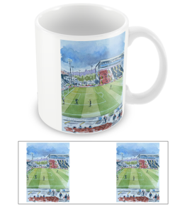 Lincoln City Stadium Water Colour Mug Cup By Sam Edwards Artist