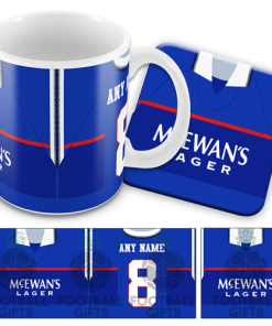 Rangers Retro Kit Mug and Coaster Set Home 1998