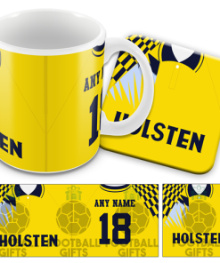 Spurs Away 1991 Retro Kit Mug and Coaster Set