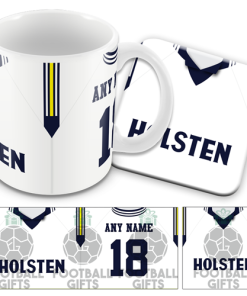 Spurs Home 1994 Retro Kit Mug and Coaster Set