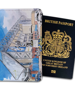 Leeds Utd Stadium Water Colour Passport Holder By Sam Edwards Artist