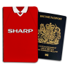 Man Utd Retro Kits 1999 Retro Passport Holder