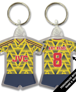 Arsenal Classic Kits Away 1991 Retro Shirt Keyring