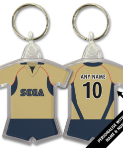 Arsenal Classic Kits Away 2001 Retro Shirt Keyring
