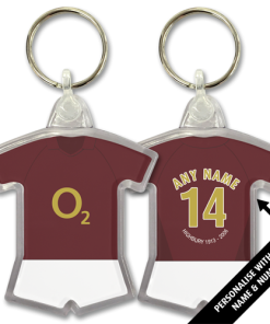 Arsenal Classic Kits Home 2006 Retro Shirt Keyring