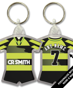 Celtic Classic Kits Away 1997 Retro Shirt Keyring