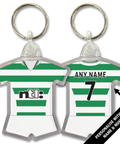 Celtic Classic Kits Home 2002 Retro Shirt Keyring
