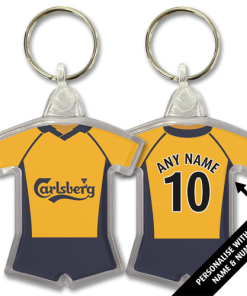 Liverpool Classic Kits Away 2000 Retro Shirt Keyring