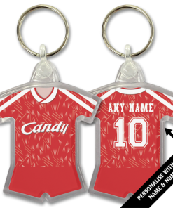 Liverpool Classic Kits Home 1989 Retro Shirt Keyring
