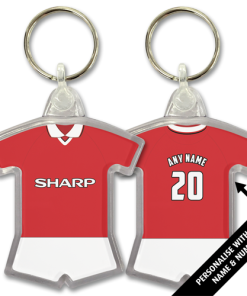 Man Utd Classic Kits Home 1999 Retro Shirt Keyring