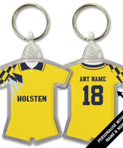 Spurs Classic Kits Away 1991 Retro Shirt Keyring