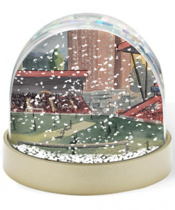 Charlton Stadium Water Colour Snow Globe By Sam Edwards Artist