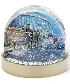 Tottenham Hotspur Stadium Water Colour Snow Globe By Sam Edwards Artist