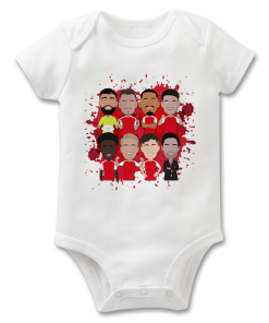 Arsenal Baby Grow Vector Heroes 2024-25
