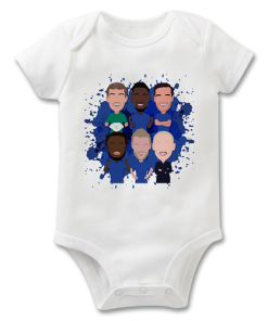 Leicester City 2024-25 Baby Grow Vector Heroes