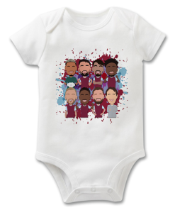 West Ham Utd Baby Grow Vector Heroes 2024-25