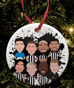 Newcastle 2025-26 Splash Christmas Tree Decoration Bauble Vector Heroes