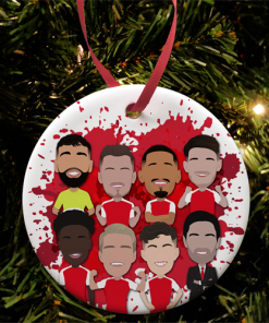 Arsenal Players Splash Christmas Tree Decoration 2024-25