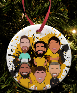 Wolves Players 2024-25 Splash Christmas Tree Decoration