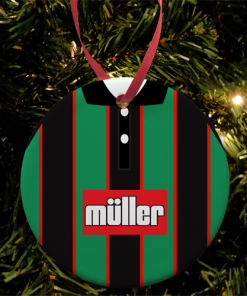 Aston Villa Retro Away 1994 Christmas Tree Decoration