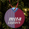 Aston Villa Retro Home 1988 Christmas Tree Decoration