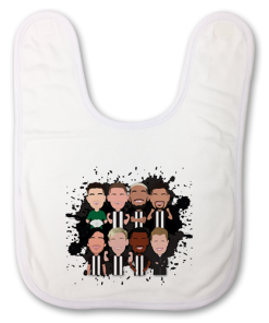 Newcastle Utd Baby Bib Vector Heroes 2024-25
