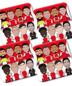 Arsenal 2024-25 Vector Heroes Coasters Pack Of 4