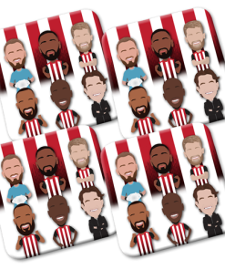 Brentford 2024-25 Vector Heroes Coasters Pack Of 4