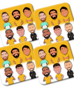 Wolves 2024-25 Vector Heroes Coasters Pack Of 4