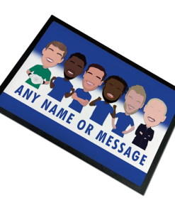 Leicester City 2024-25 Vector Heroes Personalised Door Floor Mat