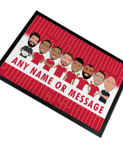 Liverpool 2024-25 Vector Heroes Personalised Door Floor Mat