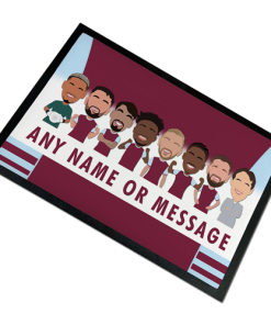 West Ham 2024-25 Vector Heroes Personalised Door Floor Mat