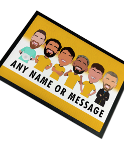 Wolves 2024-25 Vector Heroes Personalised Door Floor Mat