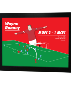 Famous Goals Prints & Framed Prints Man Utd Rooney
