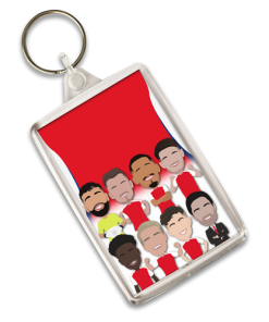 Arsenal Vector Heroes Keyring 2024-25
