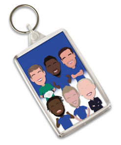 Leicester City Vector Heroes Keyring 2024-25