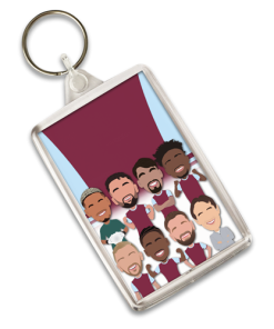 West Ham Utd Vector Heroes Keyring 2024-25