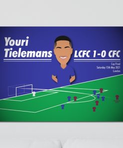 Famous Goals Aluminium Wall Art Leicester Tielemans