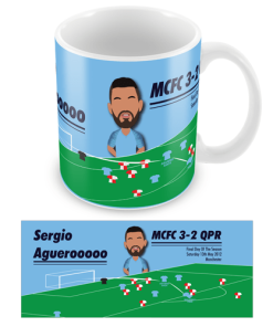 Famous Goals Man City Aguero Mug