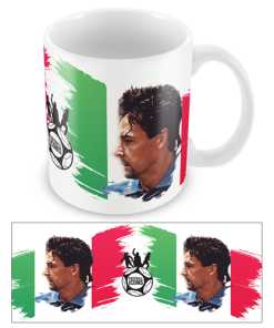 Football Icons Mug Baggio Italy