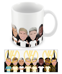 Fulham Vector Heroes Mug 2024-25
