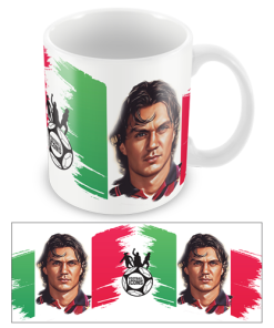 Football Icons Mug Maldini Italy